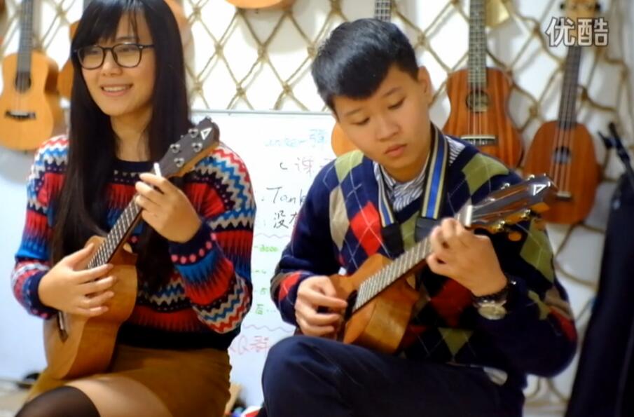 《七里香》ukulele合奏（小宇&晓丹）